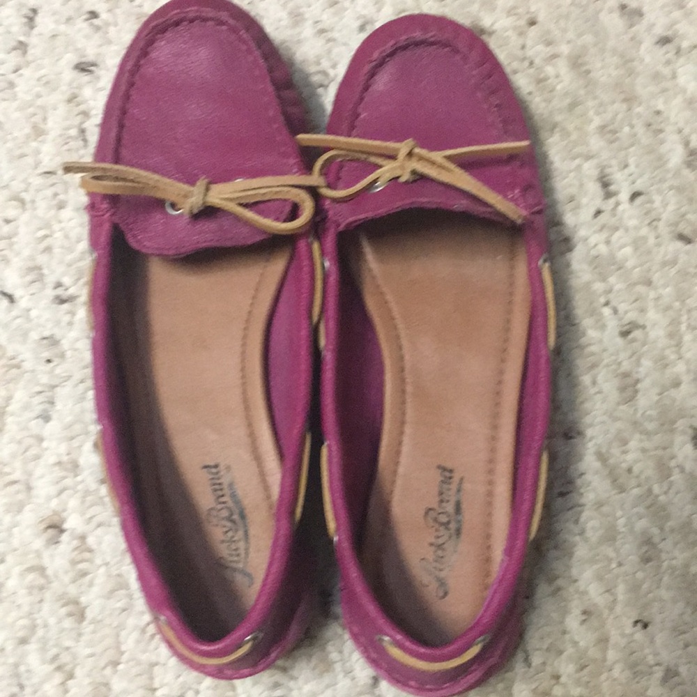 Cute Purple Boat Shoes
